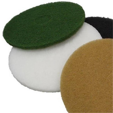 Virginia Abrasives 416-50206 20 X 1 In. Thick Nylon Floor Maintenance Pad - Tan; Pack Of 5